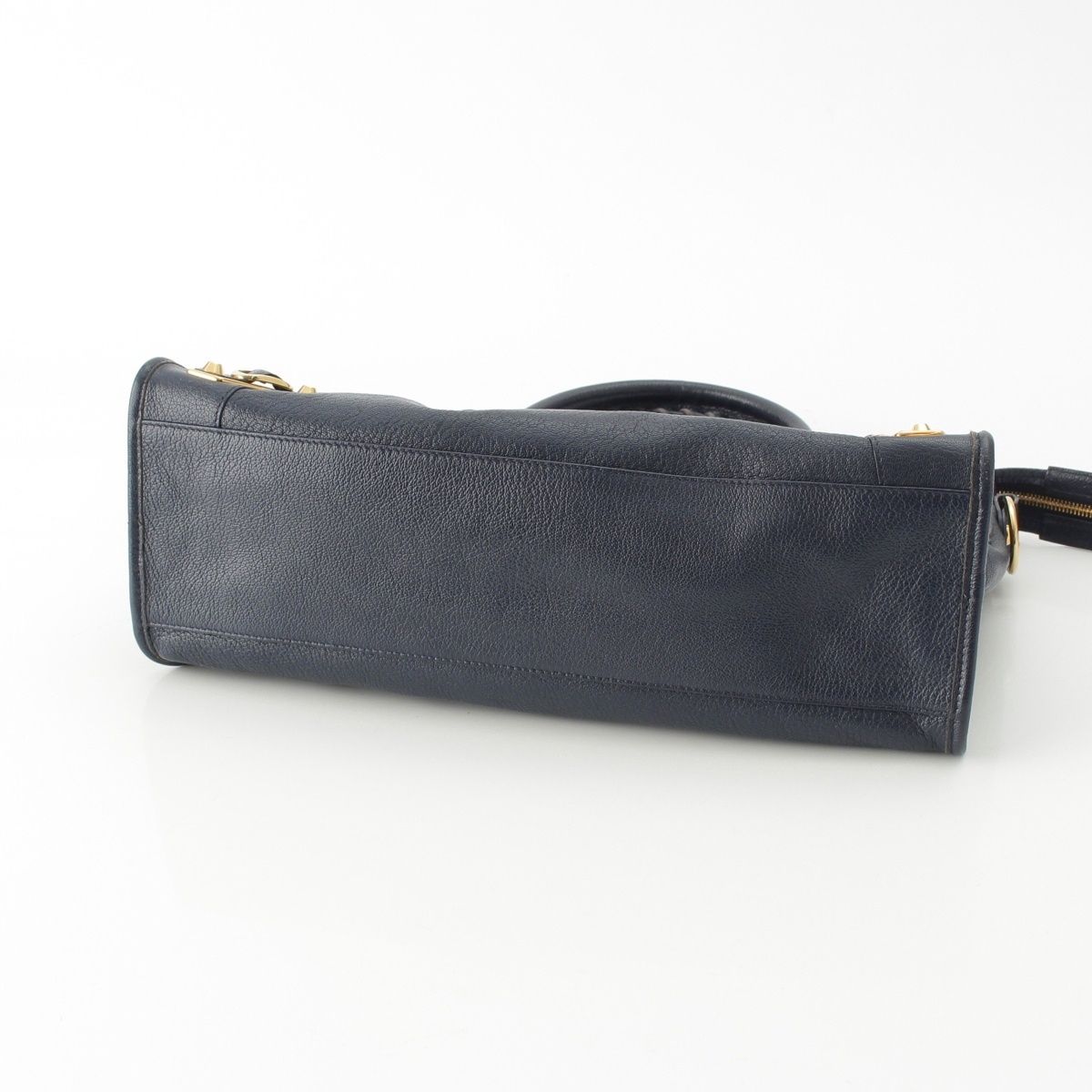 Balenciaga the City Leather 2-Way Shoulder Handbag Blue — view 5