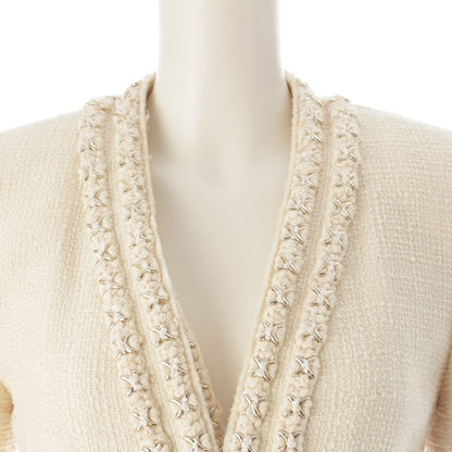 Chanel Metiers D'art Collection Wool Silk Ensemble Lion Button Star Demo Chief — view 7
