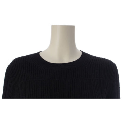 Chanel CC Logo Charm Short Sleeve Knit Dress Black 36 — view 5