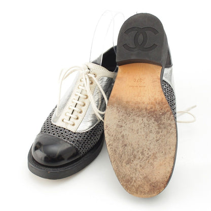 Chanel Leather Perforated Oxford — view 5