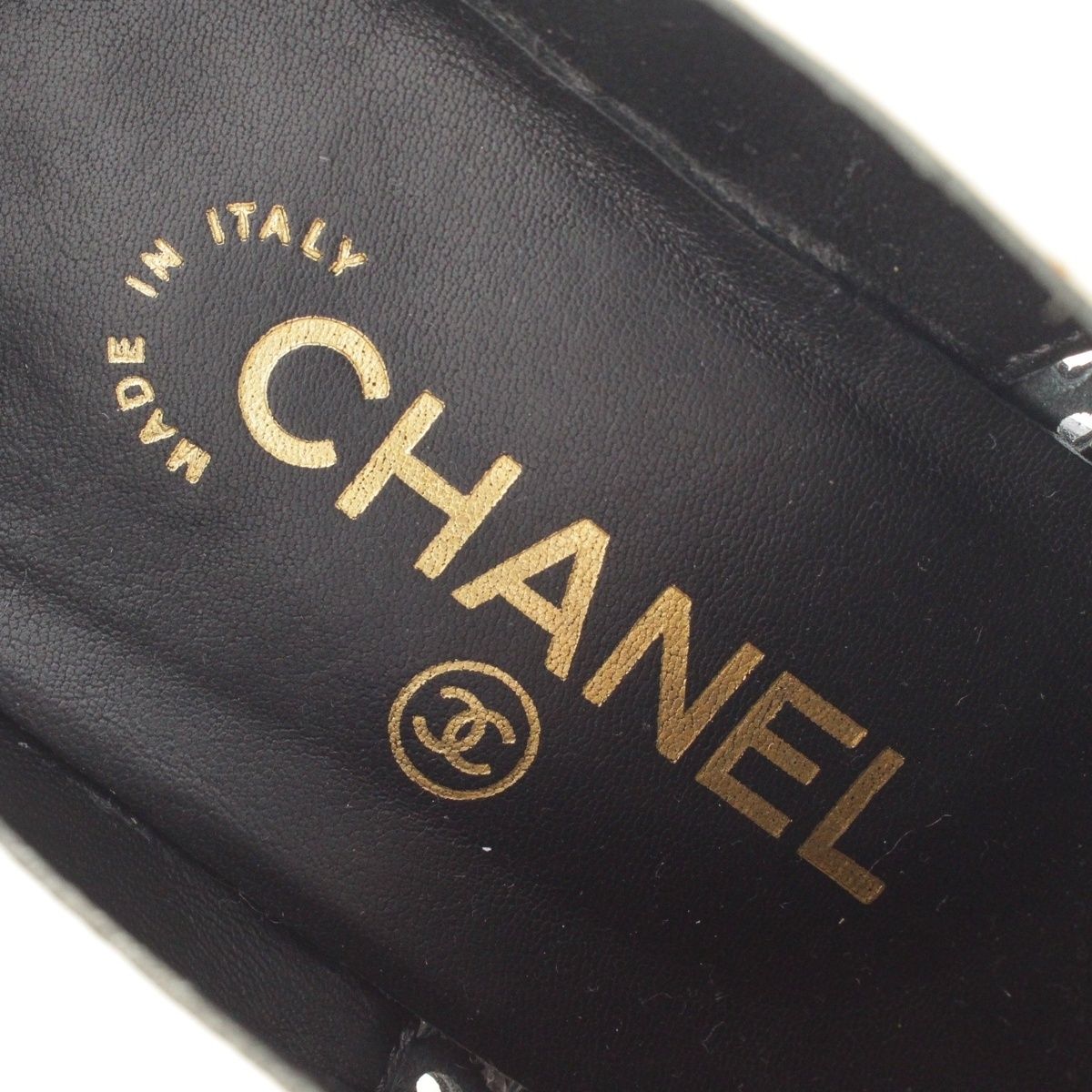 Chanel Leather Perforated Oxford — view 7
