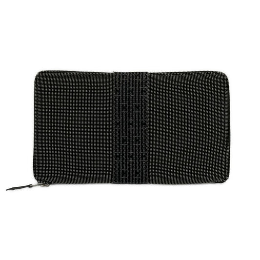 Hermes Wallet Her Line Purse GM Gray Zip Around