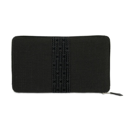 Hermes Wallet Her Line Purse GM Gray Zip Around — view 2