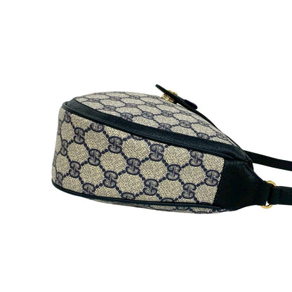 Gucci Vintage Sherry Line GG Logo Pattern Leather Mini Shoulder Bag Pochette — view 6