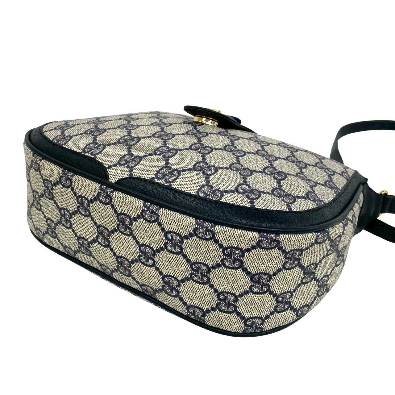 Gucci Vintage Sherry Line GG Logo Pattern Leather Mini Shoulder Bag Pochette — view 8