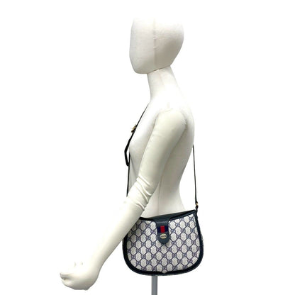 Gucci Vintage Sherry Line GG Logo Pattern Leather Mini Shoulder Bag Pochette — view 2