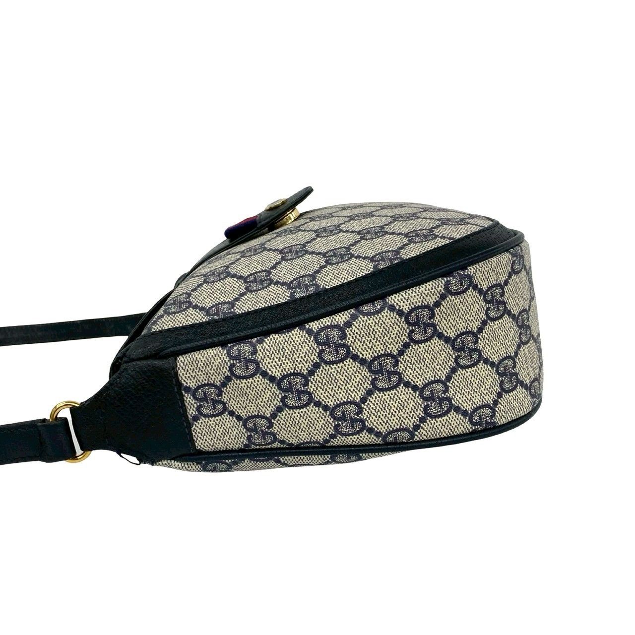 Gucci Vintage Sherry Line GG Logo Pattern Leather Mini Shoulder Bag Pochette — view 5