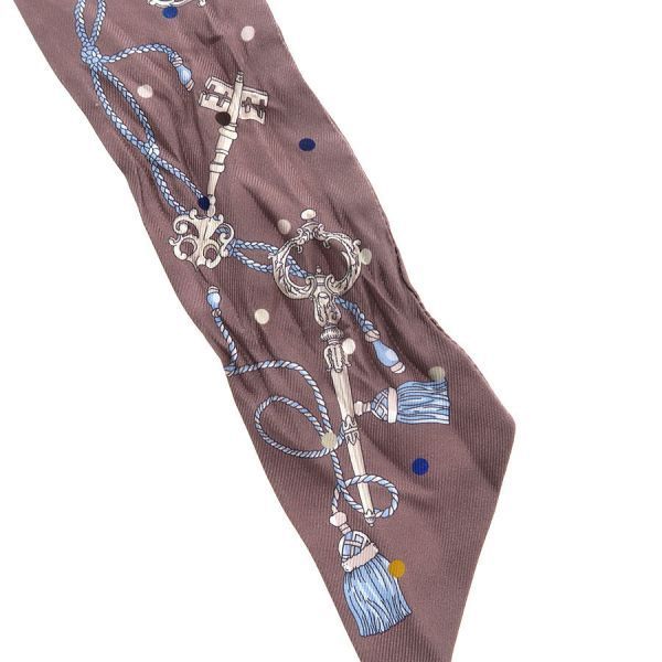 Hermes Twilly Scarf Purple — view 8