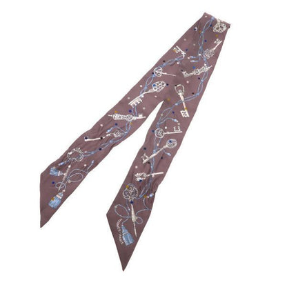 Hermes Twilly Scarf Purple