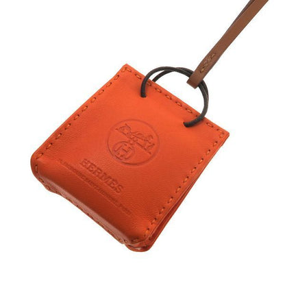 Hermes Sac Orange Bag Charm — view 2