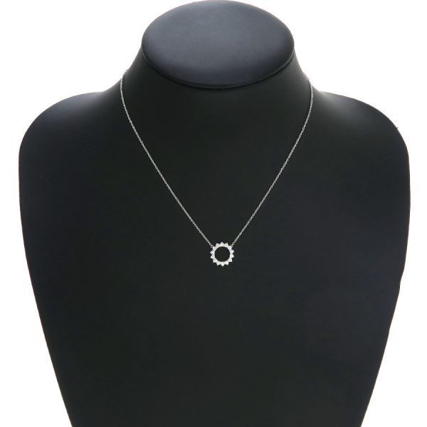 Tiffany & Co Open Circle Diamond Necklace Small — view 7
