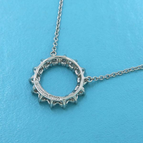 Tiffany & Co Open Circle Diamond Necklace Small — view 3