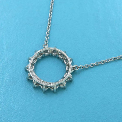 Tiffany & Co Open Circle Diamond Necklace Small — view 3