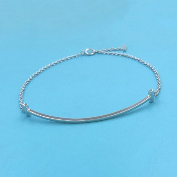 Tiffany & Co T Smile Bracelet Small