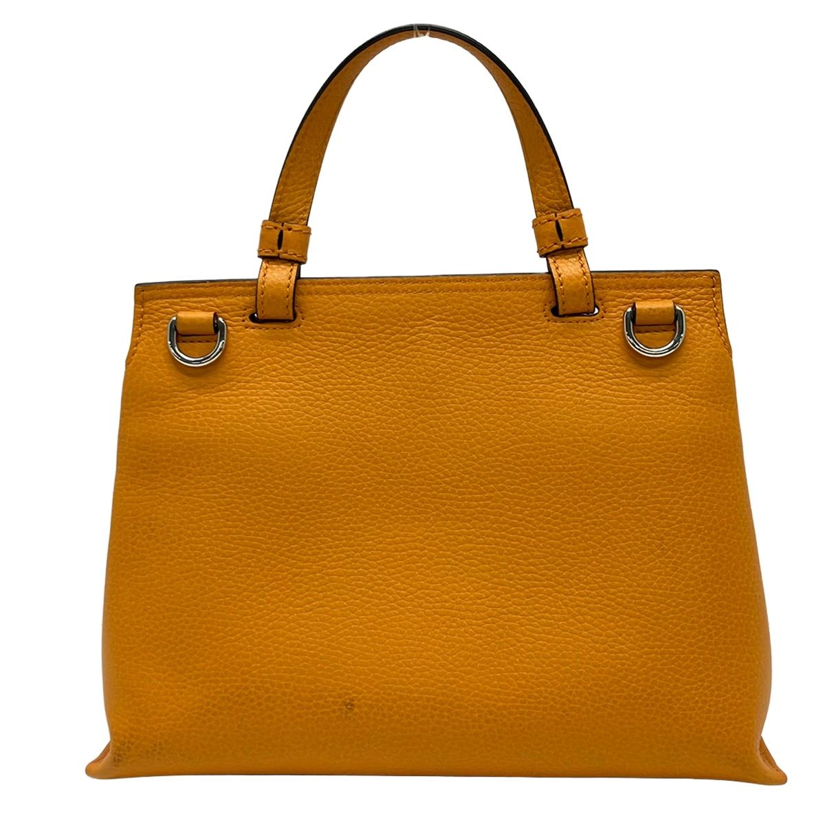 Gucci Handbag Bamboo Daily Orange Leather — view 3