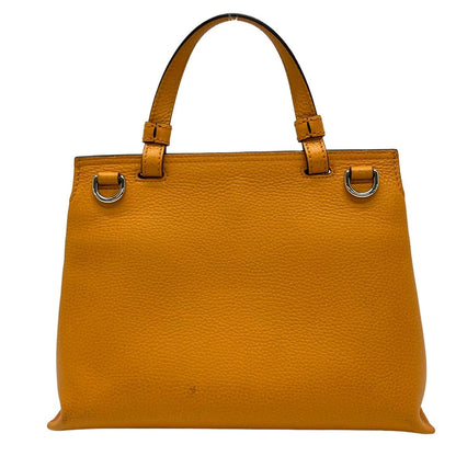 Gucci Handbag Bamboo Daily Orange Leather — view 3
