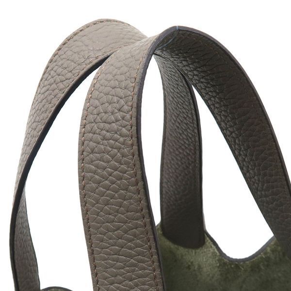 Hermes Picotin Lock Handbag Gray — view 4