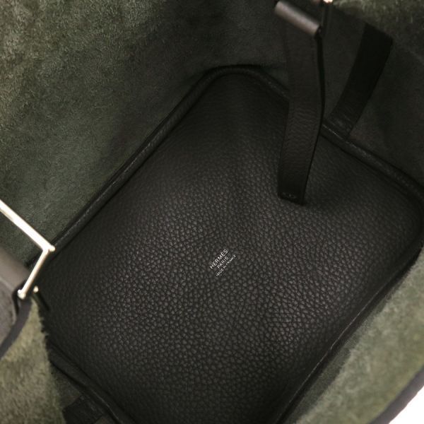 Hermes Picotin Lock Handbag Gray — view 3