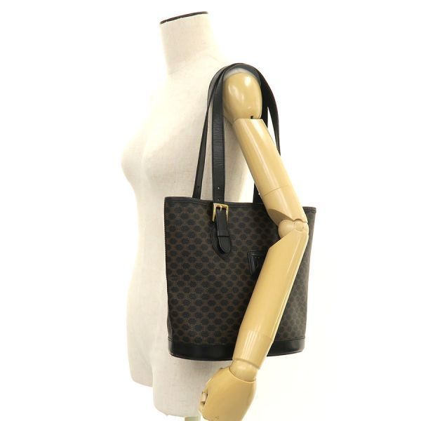 Celine Macadam Tote Brown — view 9