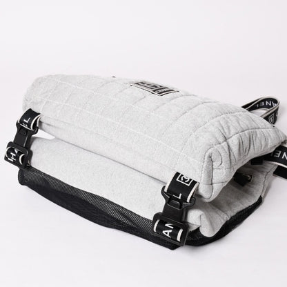 Chanel Sports Line Shoulder Bag CC Logo Choco Bar Gray Silver — view 8