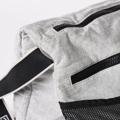 Chanel Sports Line Shoulder Bag CC Logo Choco Bar Gray Silver — view 5