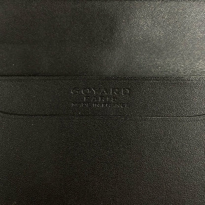 Goyard Business Card Holder Black White Brown — view 4