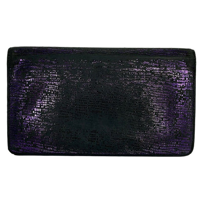 Chanel Wallet Purple Leather — view 2