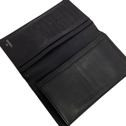 Chanel Wallet Purple Leather — view 3