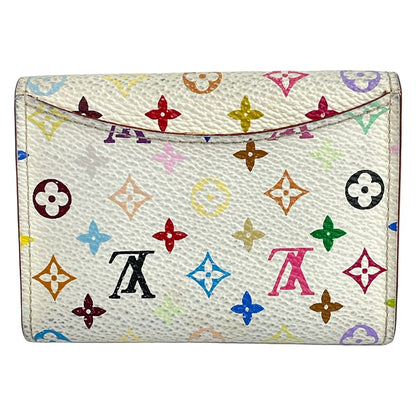 Louis Vuitton Card Case Monogram Multicolor Porto Monet Cozy Blanc — view 2