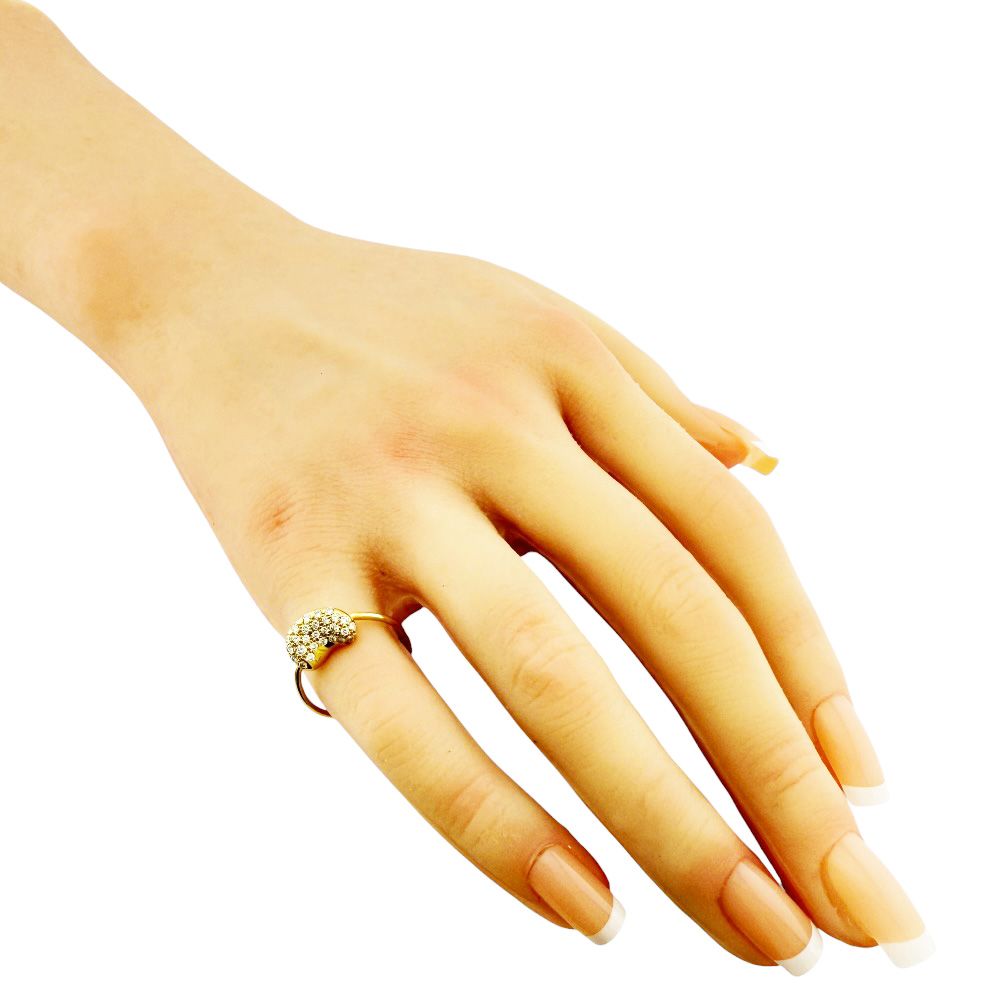 Tiffany & Co Bean Pave Ring 18k Diamond — view 2