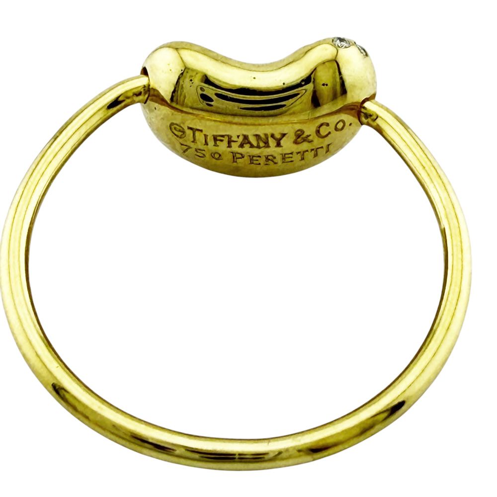 Tiffany & Co Bean Pave Ring 18k Diamond — view 5