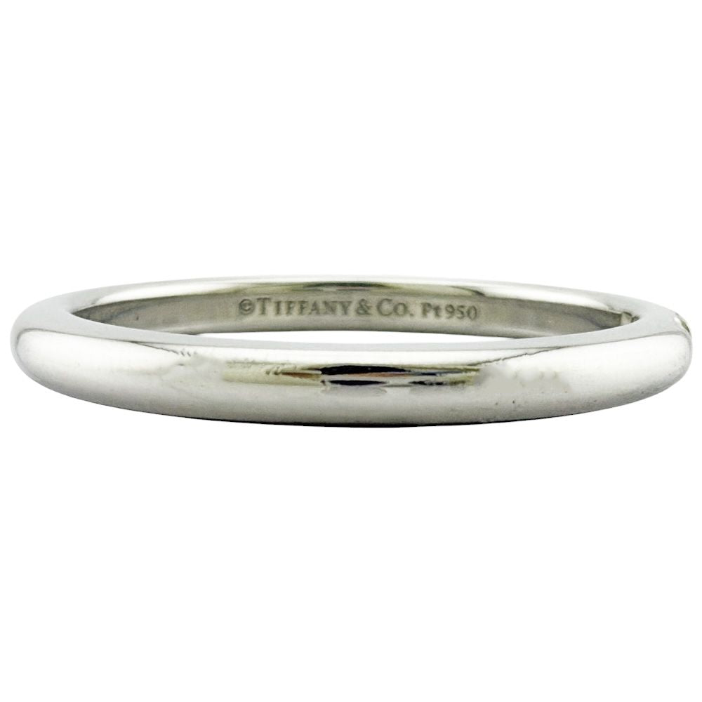 Tiffany & Co Forever Wedding Ring Platinum Diamond — view 6