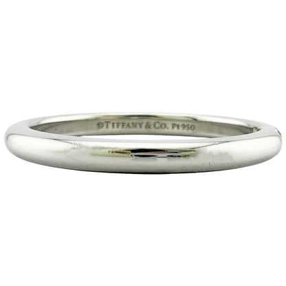 Tiffany & Co Forever Wedding Ring Platinum Diamond — view 6