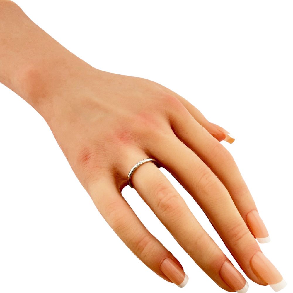 Tiffany & Co Forever Wedding Ring Platinum Diamond — view 2