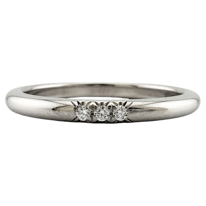 Tiffany & Co Forever Wedding Ring Platinum Diamond — view 3