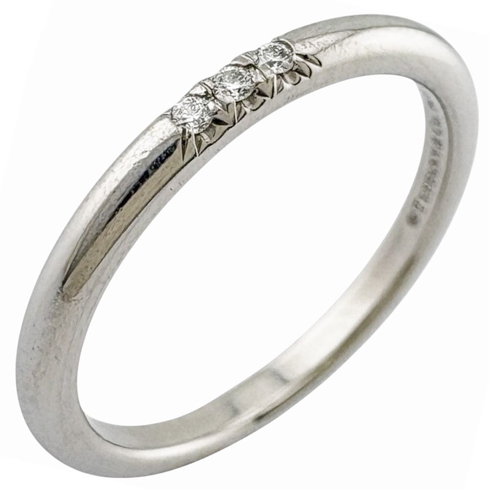 Tiffany & Co Forever Wedding Ring Platinum Diamond