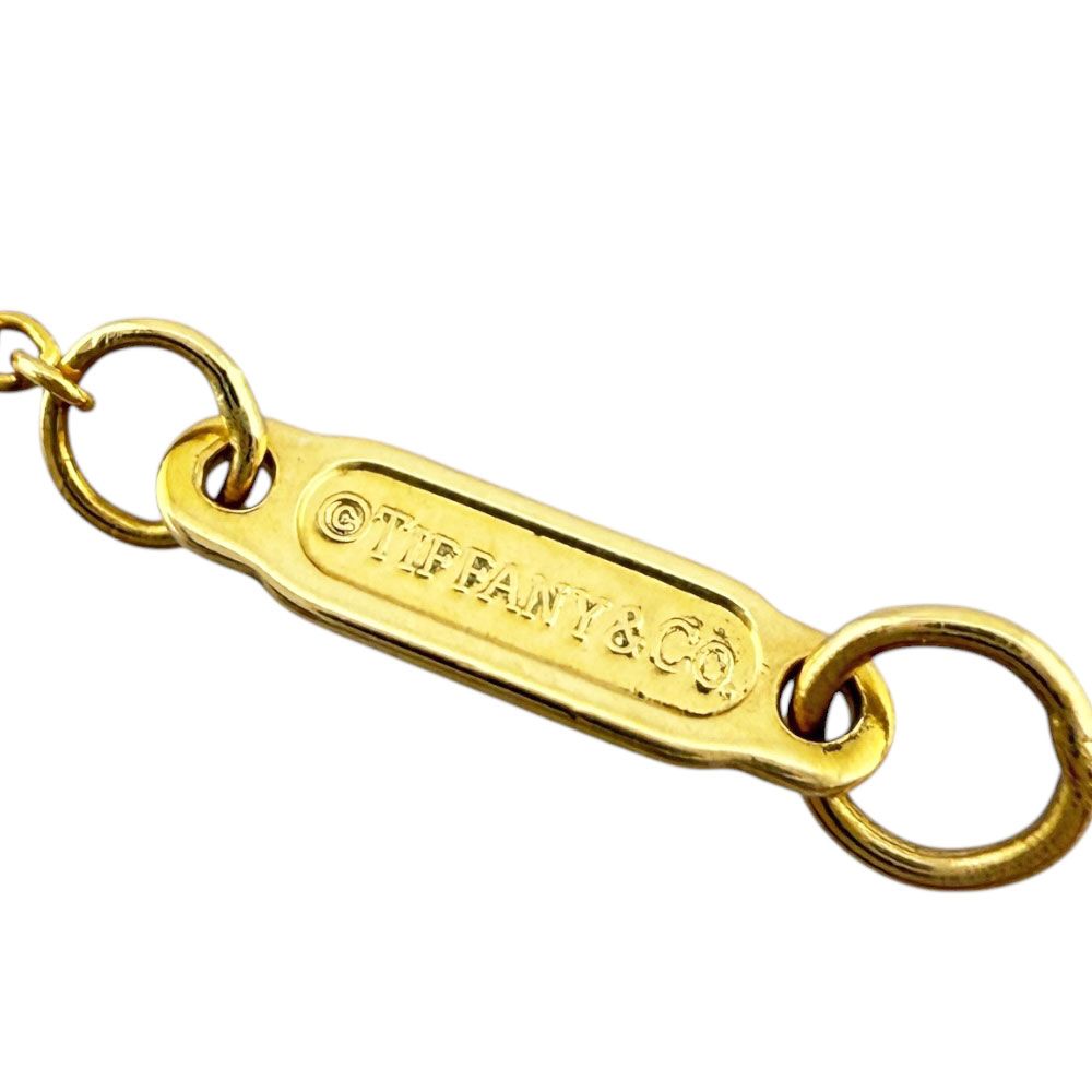 Tiffany & Co Dots Cross Necklace 18k Gold Diamond — view 5