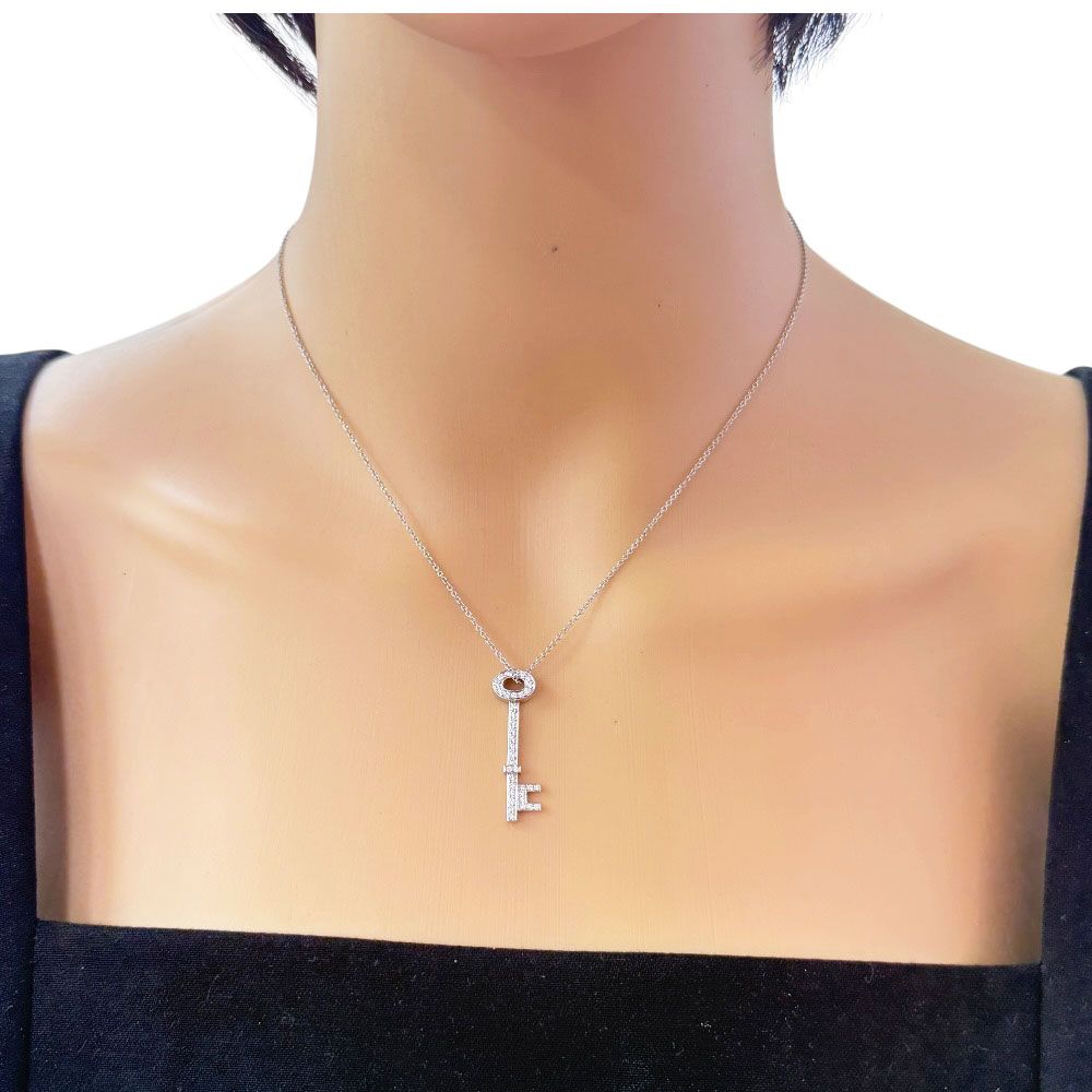Tiffany & Co Ovalki Necklace Platinum Diamond — view 2