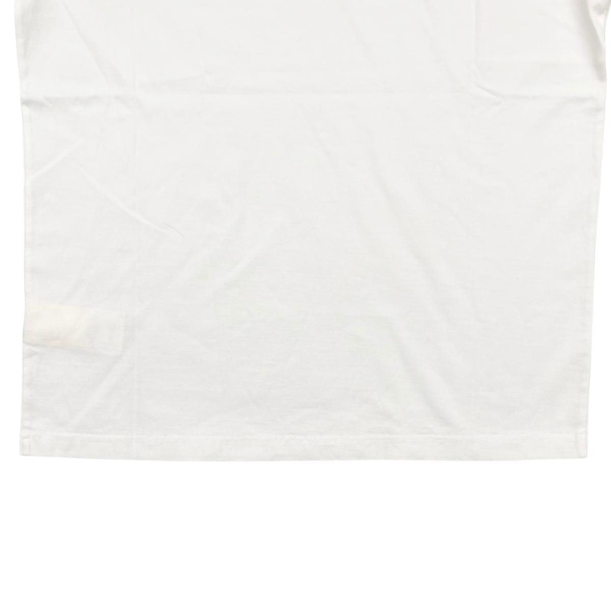 Louis Vuitton Short Sleeve T-Shirt LV Embossed Logo Crew Neck Dt3 S Cotton White — view 6