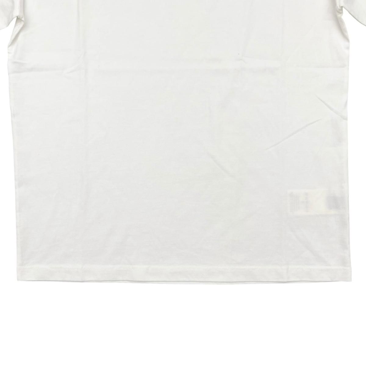 Louis Vuitton Short Sleeve T-Shirt LV Embossed Logo Crew Neck Dt3 S Cotton White — view 4
