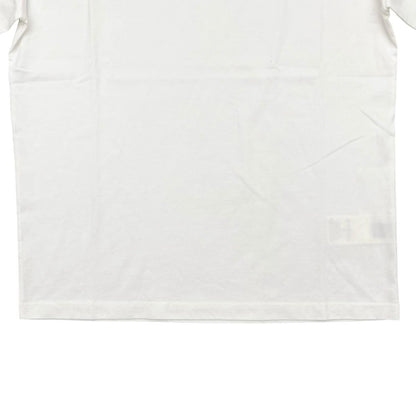 Louis Vuitton Short Sleeve T-Shirt LV Embossed Logo Crew Neck Dt3 S Cotton White — view 4