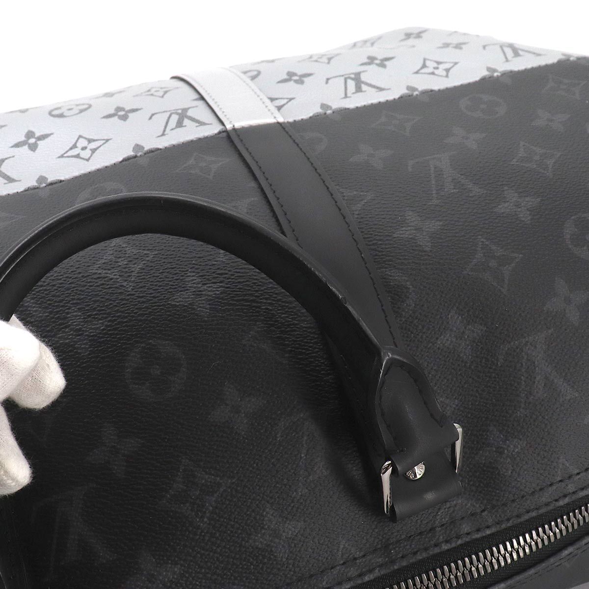 Louis Vuitton Monogram Eclipse Split Keepall Bandouliere 50 2-Way — view 9