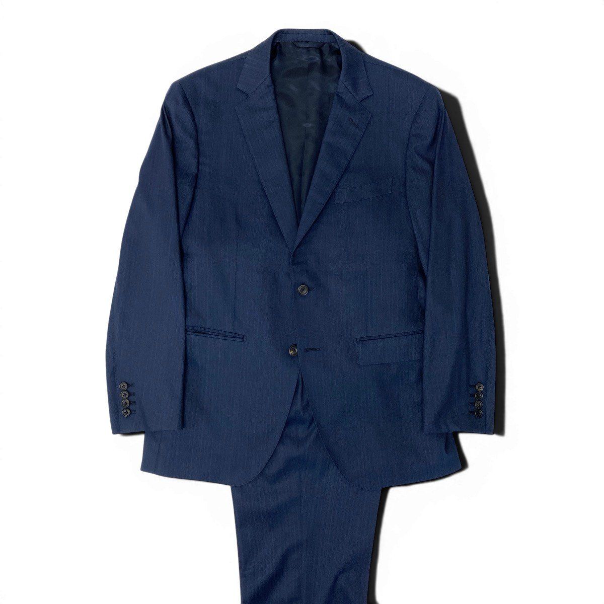 Loro Piana Azabu Tailor Terra Fabric Set Customized Items Single XL Navy