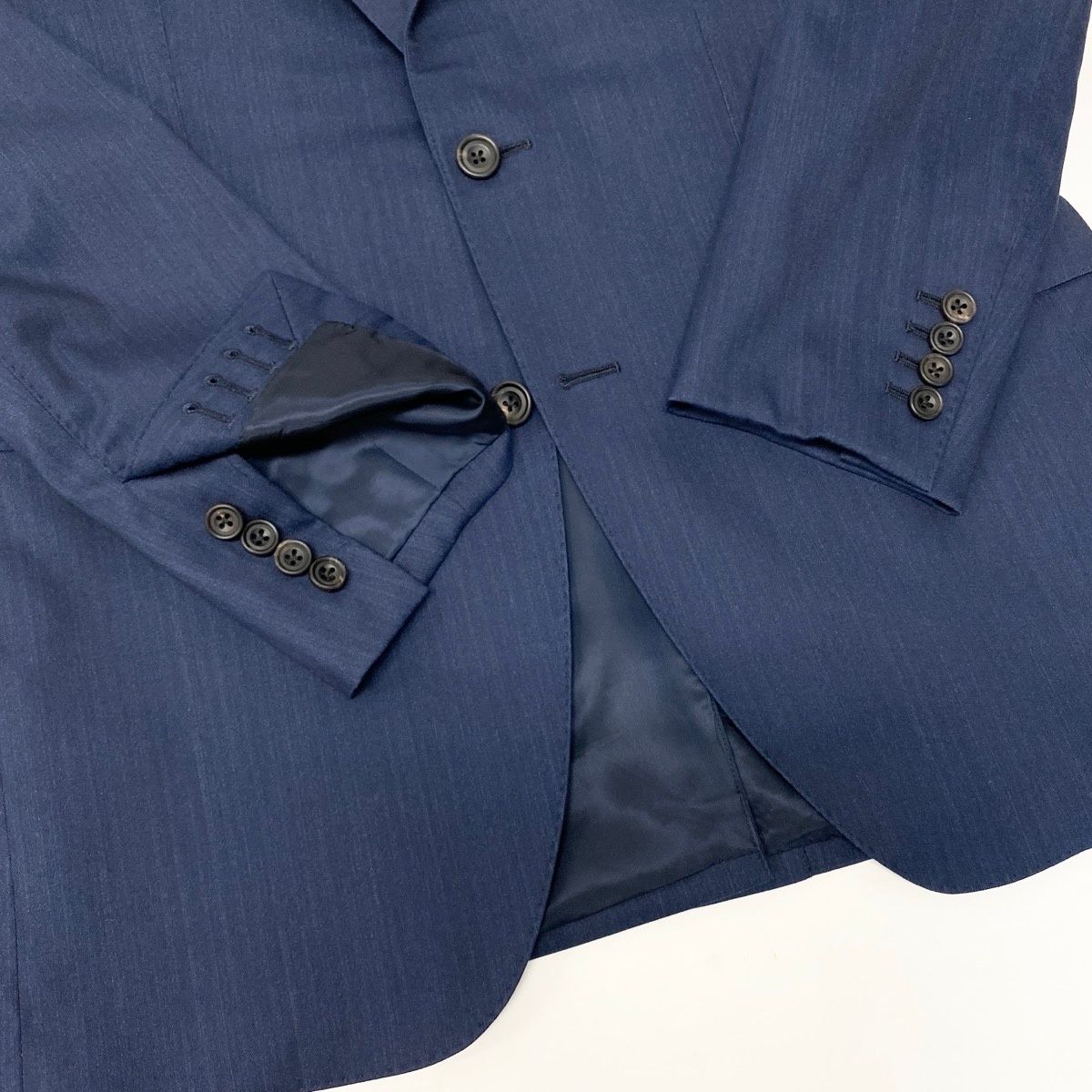 Loro Piana Azabu Tailor Terra Fabric Set Customized Items Single XL Navy — view 4