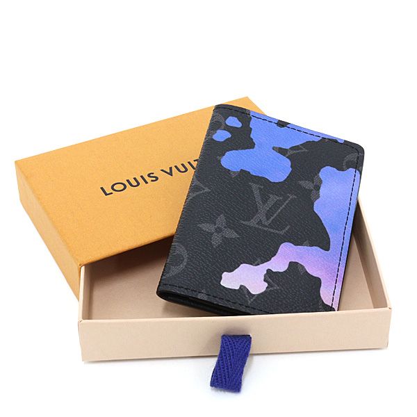 Louis Vuitton Card Case Organizer de Poche Room with a View Blue — view 6