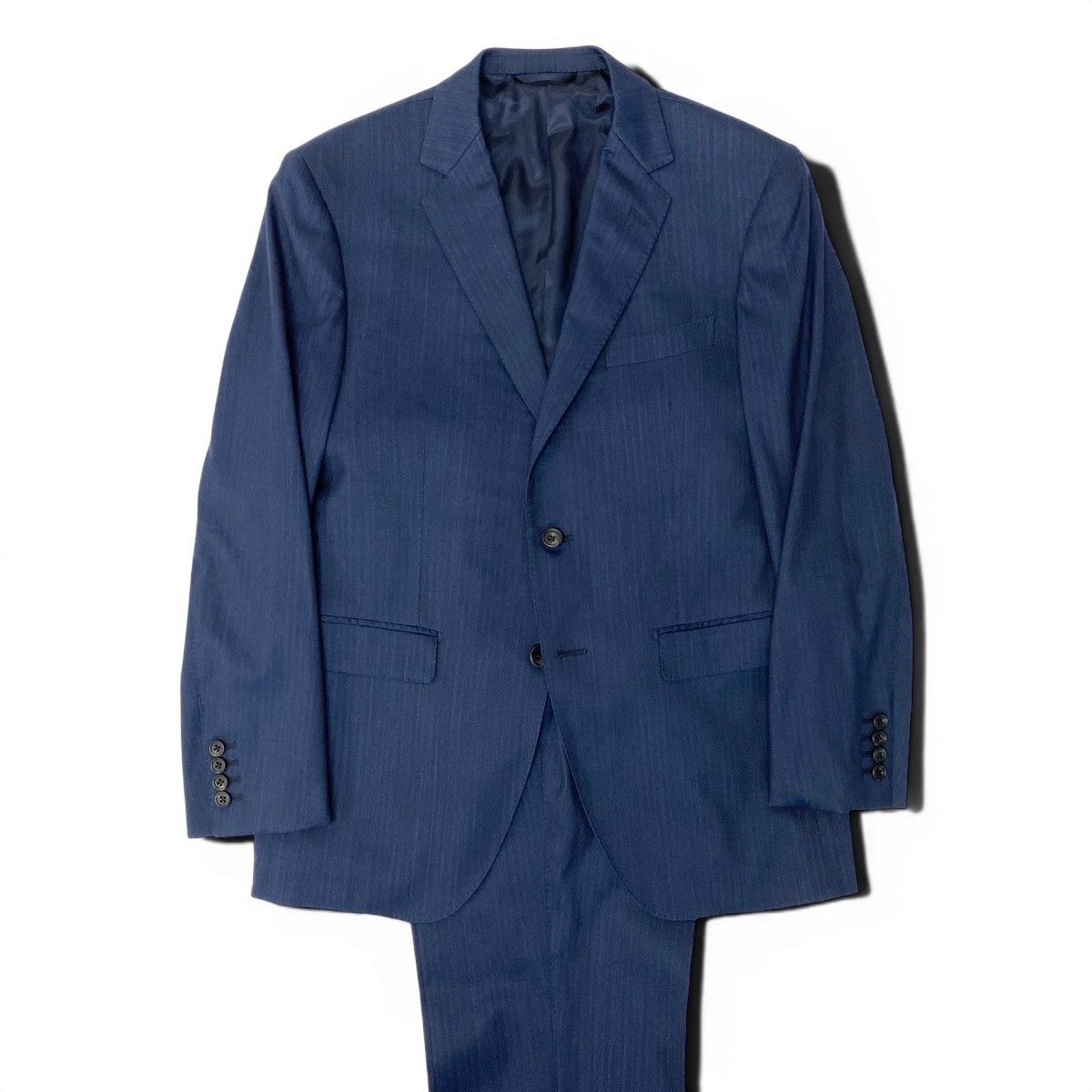 Loro Piana Azabu Tailor Terra Fabric Set Customized Items Single XL Navy