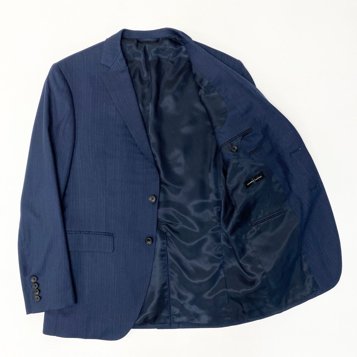 Loro Piana Azabu Tailor Terra Fabric Set Customized Items Single XL Navy — view 2
