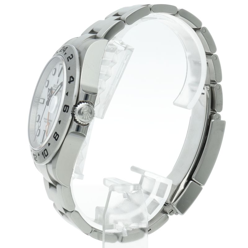 Rolex Watch Box SS White — view 3