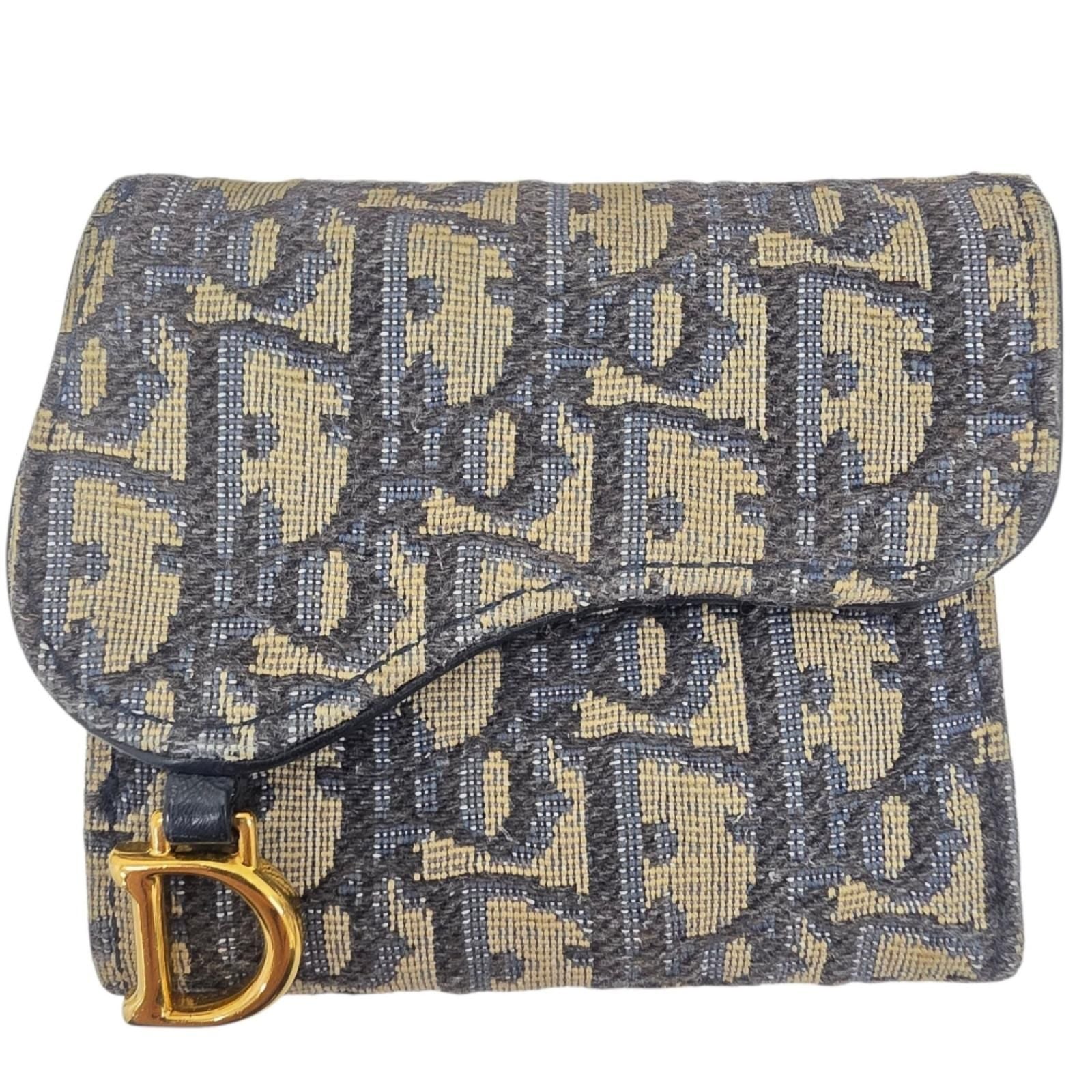 Dior Trotter Trifold Saddle Wallet