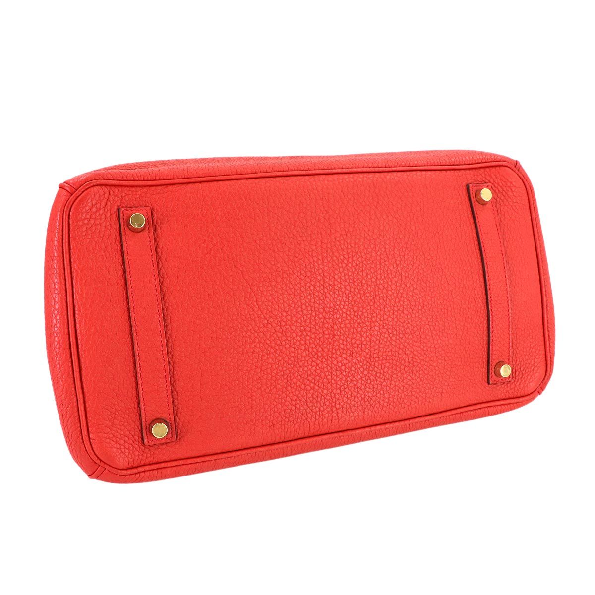 Hermes Birkin 35 Togo Vermillion Hand Bag Gold — view 5
